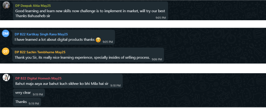 Workshop review from Deepak, Kartikay, Sachin & Homesh
